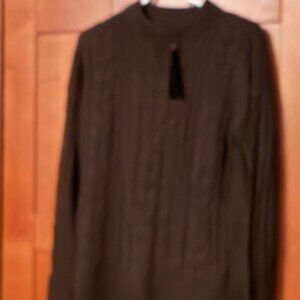 Banana Republic Italian Wool Cashmere Blend Grape Sz XS Sweater NWT $170